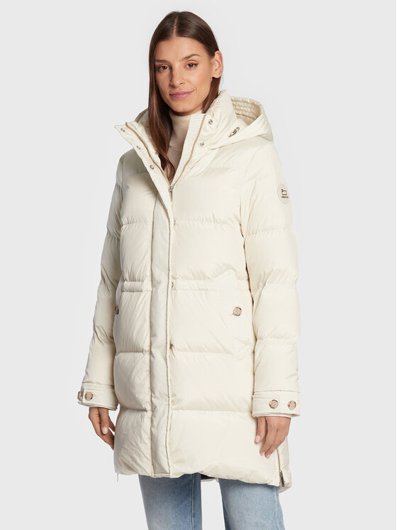 Női Pehelykabát Woolrich, Méret: M, Bézs, Alsea CFWWOU0697FRUT1148