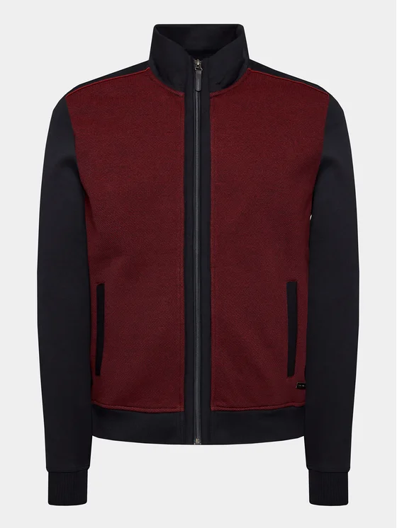 Pierre Cardin Sweatshirt 40339/000/4025 Dunkelrot Regular Fit