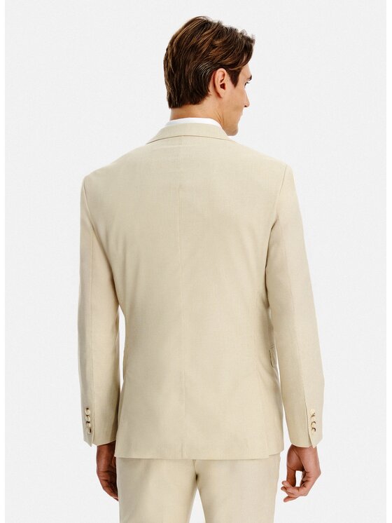 Pako Lorente Pako Lorente Marynarka P26SF-3G-037 Beżowy Slim Fit