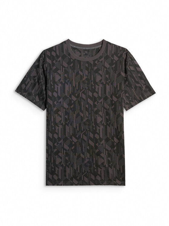 4F 4F T-Shirt ESSENTIALS Czarny Regular Fit