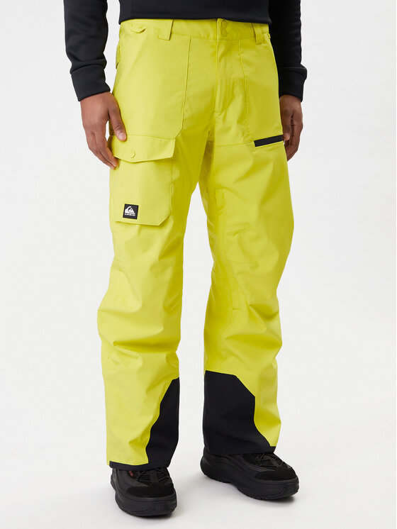 Quiksilver Quiksilver Pantaloni pentru snowboard Utility EQYTP03235 Galben Modern Fit