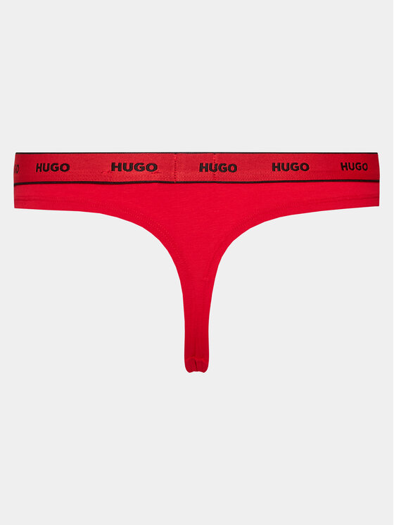 HUGO Hugo Sada 3 kusů string kalhotek 50480150 Barevná