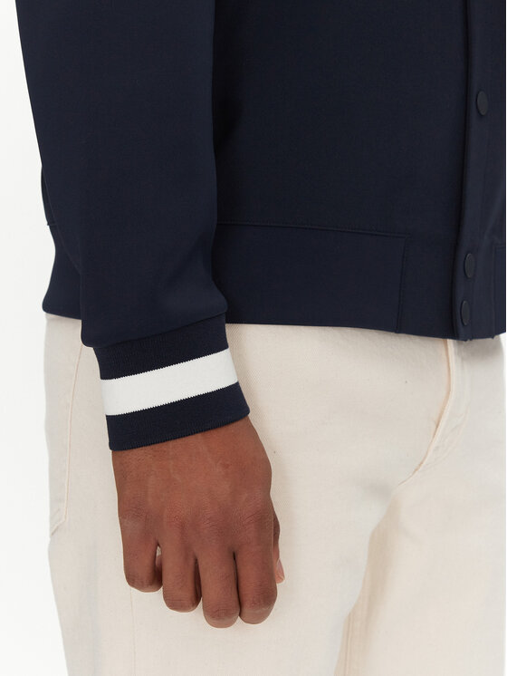 Lacoste Lacoste Bunda bomber SH1045 Tmavomodrá Regular Fit