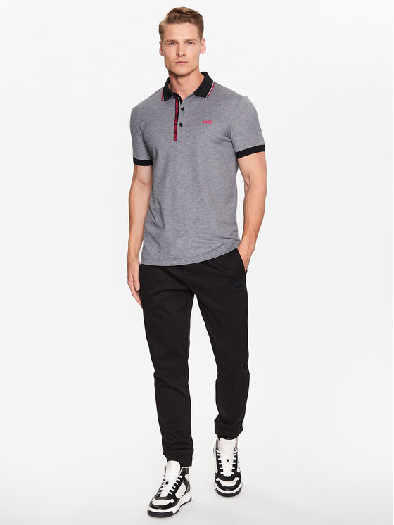 BOSS Boss Polo 50469391 Nero Slim Fit