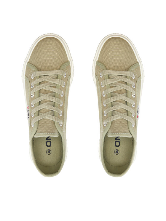 ONLY Shoes ONLY Shoes Sneakersy Nicola 15318098 Zielony