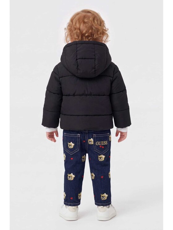 Guess Kids Guess Kids Kurtka przejściowa 185184 Czarny Classic Fit
