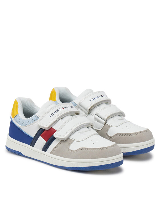 Tommy Hilfiger Tommy Hilfiger Sneakers Flag Low Cut Velcro Sneaker T1X9-33844-1269 S Alb