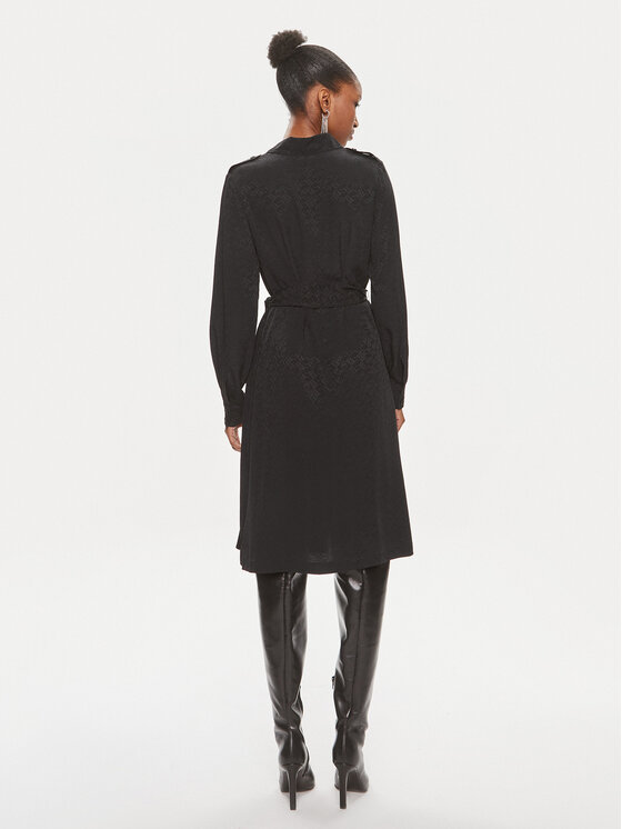 PINKO Pinko Košilové šaty Alicia 100126 A01P Černá Regular Fit