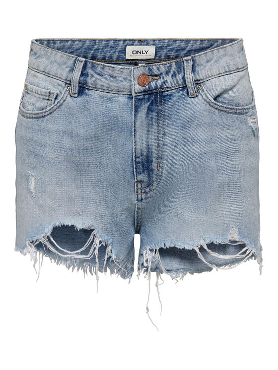 ONLY ONLY Szorty jeansowe Pacy 15256232 Niebieski Regular Fit