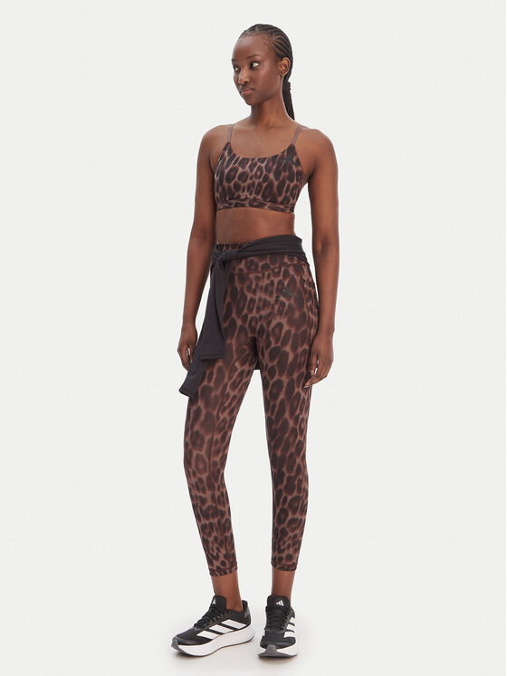 adidas adidas Špotni nedrček Optime Essentials Workout KA6343 Rjava