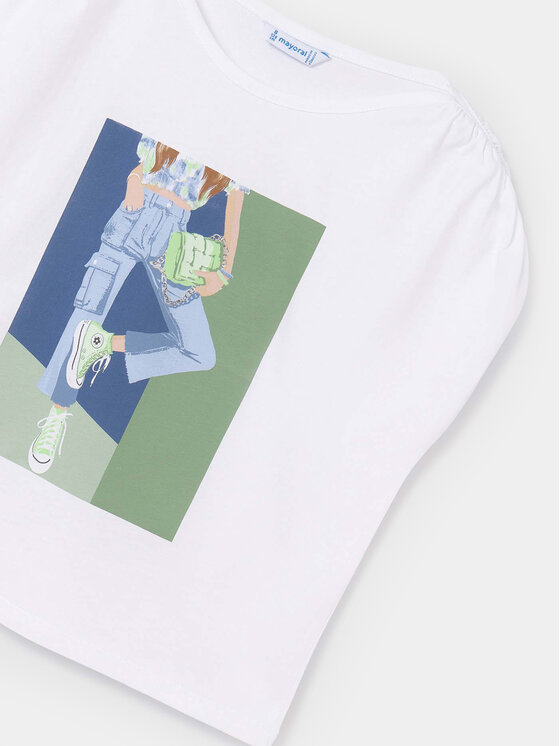 Mayoral Mayoral Halenka 6011 Bílá Regular Fit