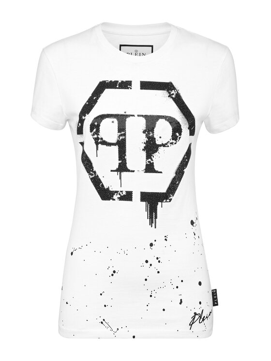 PHILIPP PLEIN PHILIPP PLEIN T-shirt 2257 Bianco Regular Fit