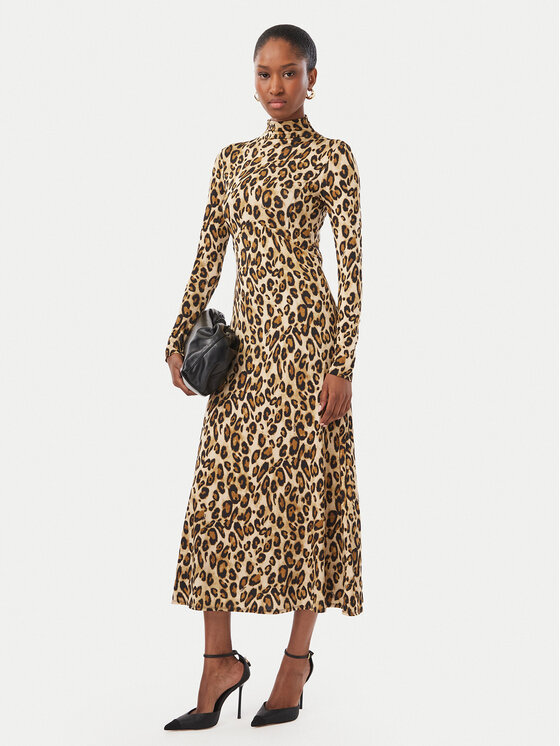 Marella Marella Плетена рокля Girino 2623626014 Кафяв Regular Fit