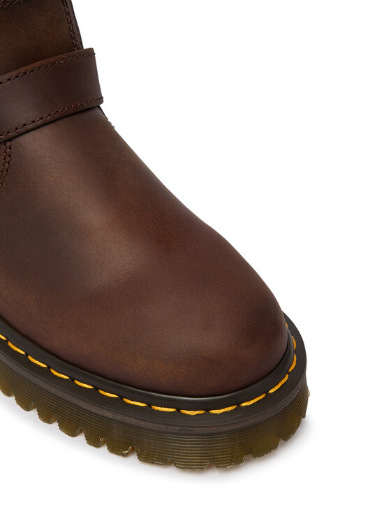 Dr. Martens Dr. Martens Kozačky ANISTONE KNEE HIGH CRAZY HORSE DM41871200 Hnědá