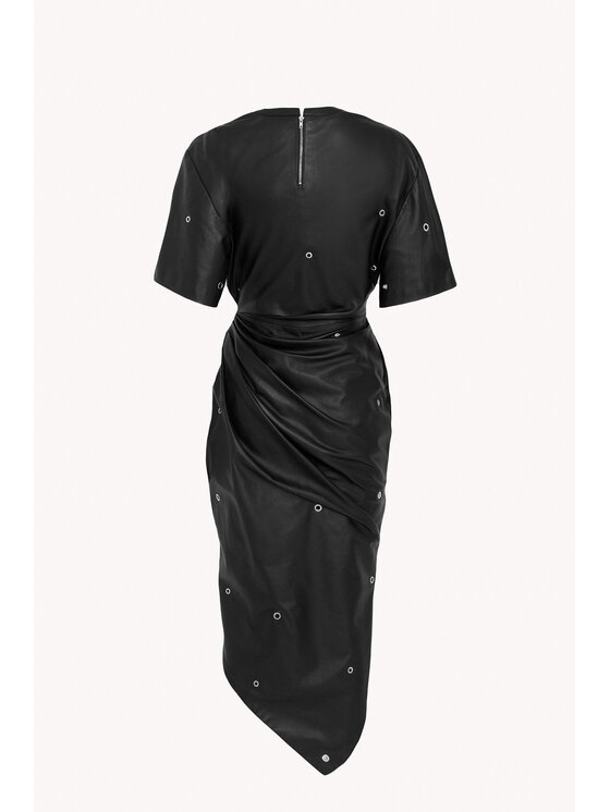 Epuzer Epuzer Abito da sera Embroidered leather Nero Standard Fit