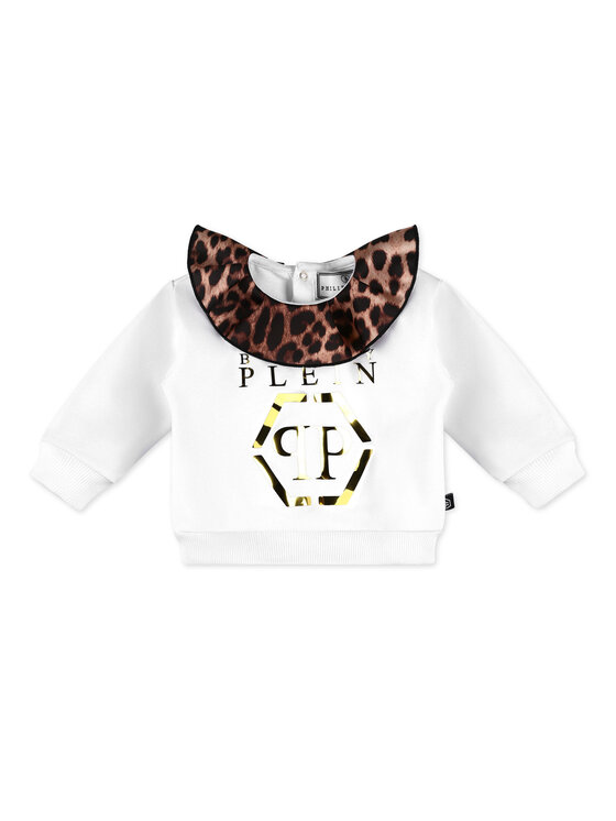 PHILIPP PLEIN PHILIPP PLEIN Longsleeve 2767 Biały Basic Fit
