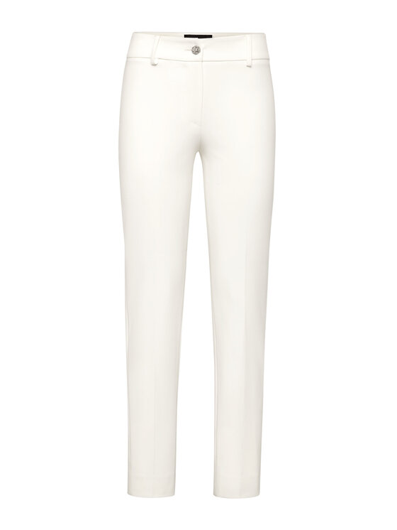 PHILIPP PLEIN PHILIPP PLEIN Spodnie materiałowe 6543 Biały Flare Fit