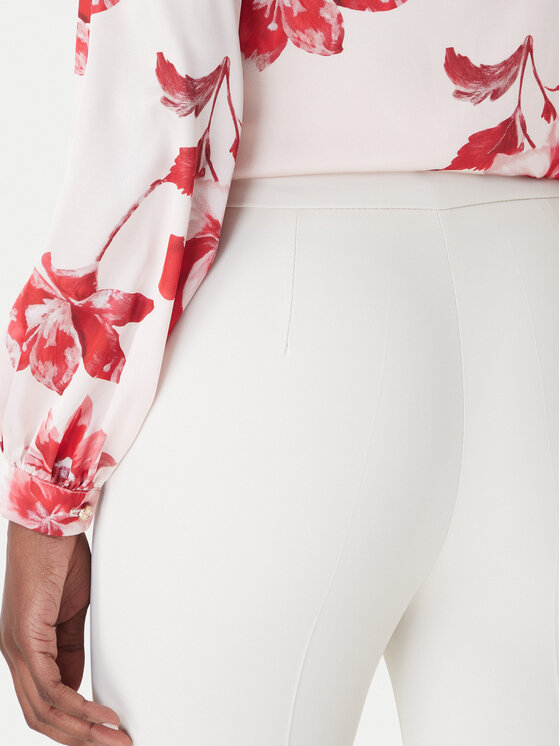 Artigli Artigli Kalhoty z materiálu ACPA004355 Béžová Regular Fit