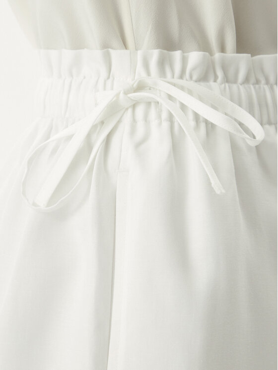 Seafolly Seafolly Pantaloncini di tessuto Beach Edit 55721-SH Bianco Relaxed Fit