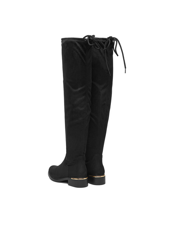 DeeZee DeeZee Stivali sopra il ginocchio HX21055-28 Nero