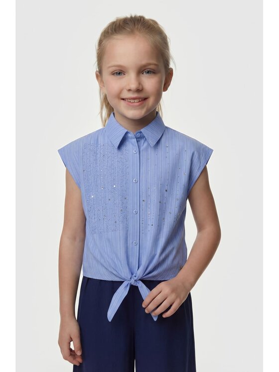 Guess Kids Guess Kids Tank top 182800 Niebieski Classic Fit