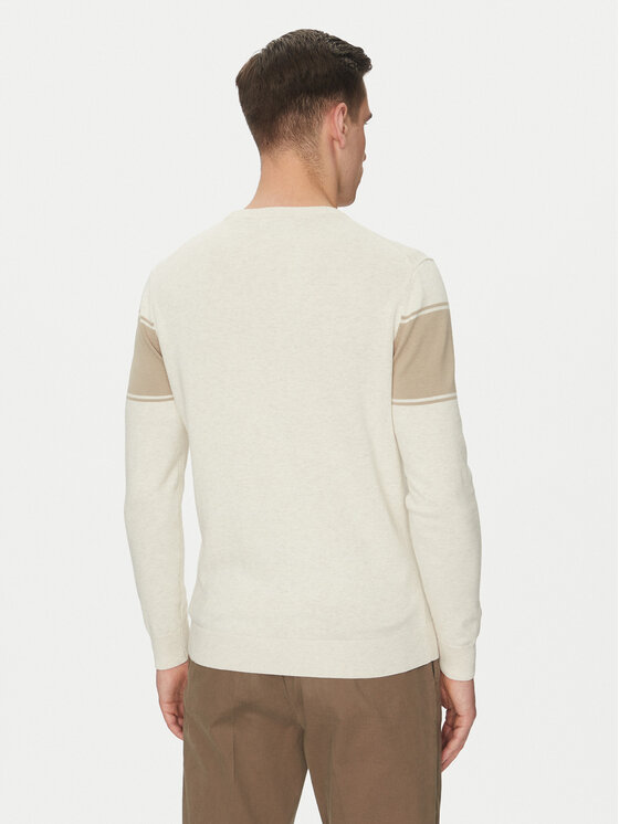 Guess Guess Sweter M5GR05 Z3MI1 Beżowy Regular Fit