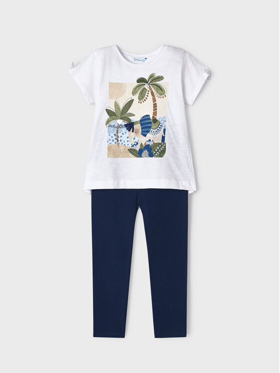 Mayoral Mayoral Set T-Shirt und Leggings 3783 Dunkelblau