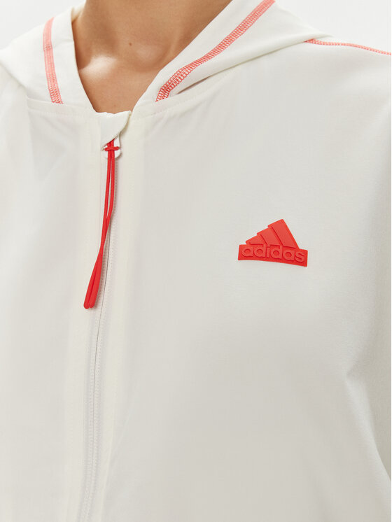 adidas adidas Vetrovka Dance All-Gender Versatile IS0889 Bela Loose Fit