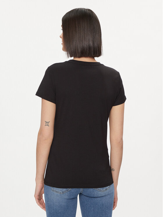 Liu Jo Liu Jo T-krekls WA4034 JS923 Melns Regular Fit