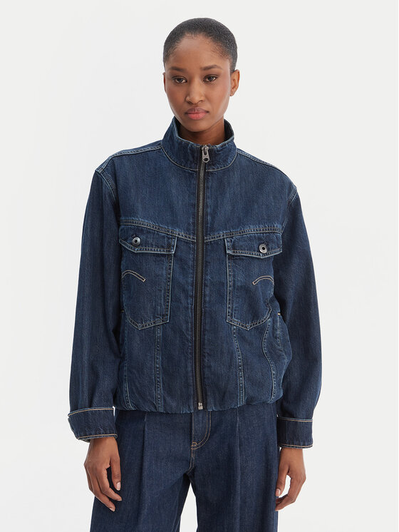 G-Star Raw G-Star Raw Geacă de blugi Rib Trucker D28586-D536 Albastru Regular Fit
