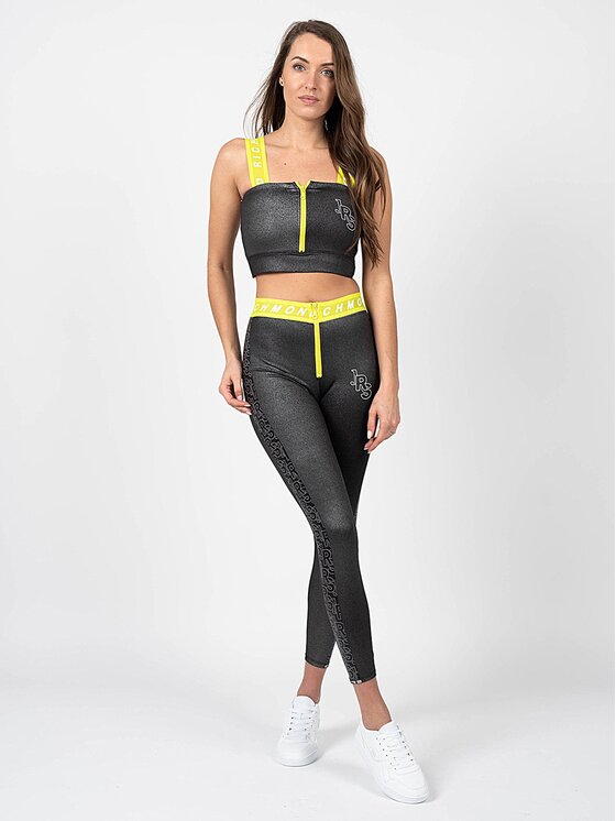 John Richmond John Richmond Τοπ στράπλες UWA22079TO | Fitness Μαύρο Slim Fit