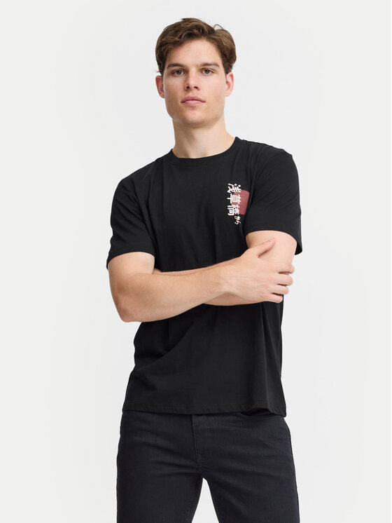 Blend Blend T-Shirt 20717961 Czarny Regular Fit