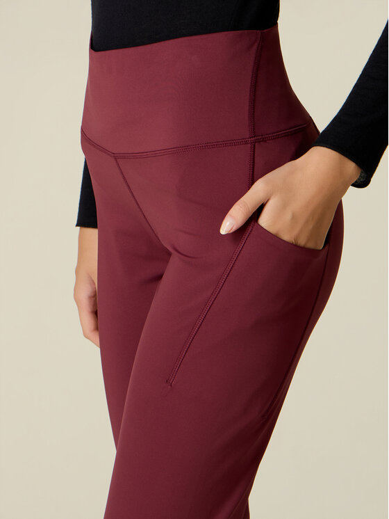 Oltre Oltre Pantaloni di tessuto P837J002657N036 Bordeaux Slim Fit