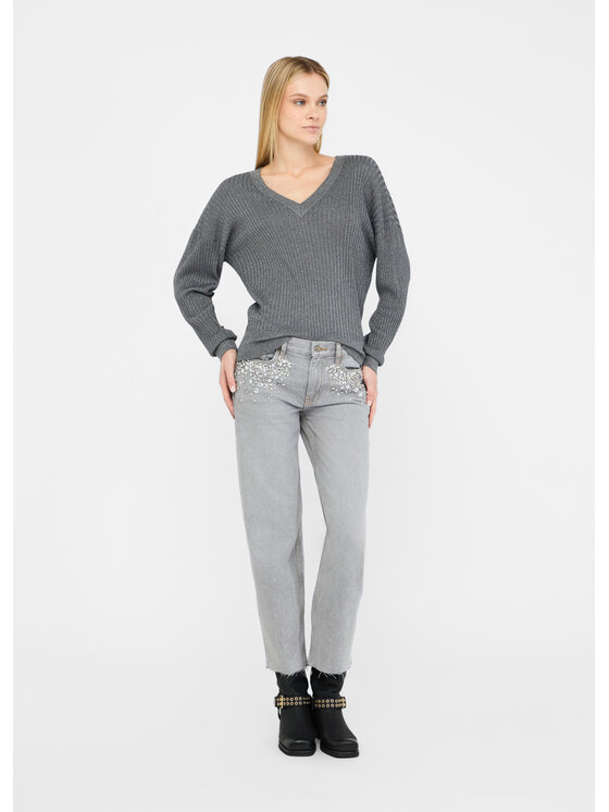 Liu Jo Liu Jo Maglione MF5390MS46J04020 Grigio Regular Fit