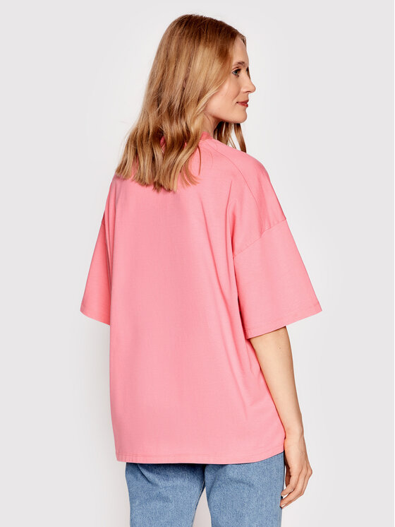 Americanos Americanos Majica Unisex Brooklyn Heavy Jersey Roza Oversize