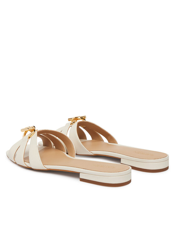 LAUREN RALPH LAUREN LAUREN RALPH LAUREN Klapki Blaike 802982875007 Biały