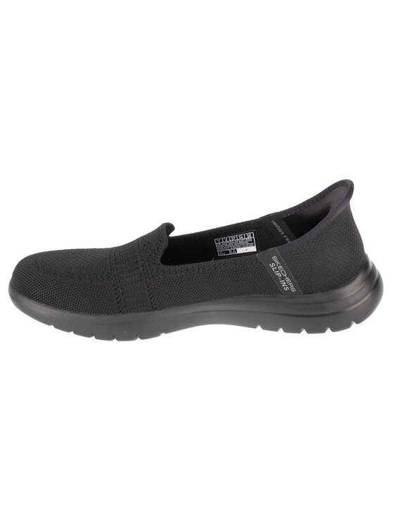 Skechers Skechers Półbuty Skechers Slip-Ins On The Go Flex - Camellia Czarny