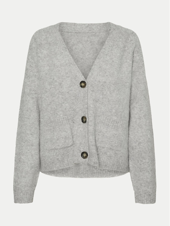 Vero Moda Vero Moda Cardigan Boom 10320457 Gri Loose Fit