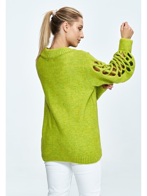 FIGL FIGLFIGL Maglione M908 Verde Oversize