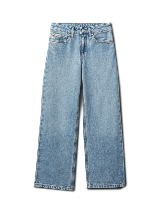 Calvin Klein Calvin Klein Džínsy LVCKSJC02G Modrá Wide Leg
