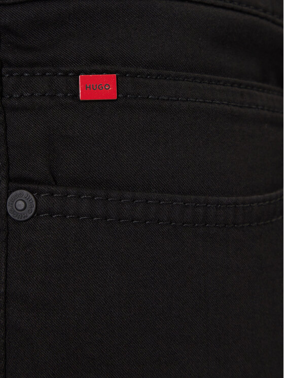 HUGO HUGO Traperice 50547253 Crna Extra Slim Fit