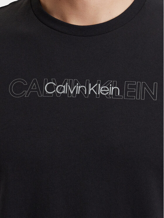 Calvin Klein Calvin Klein T-Shirt LV04LH802G Czarny Regular Fit