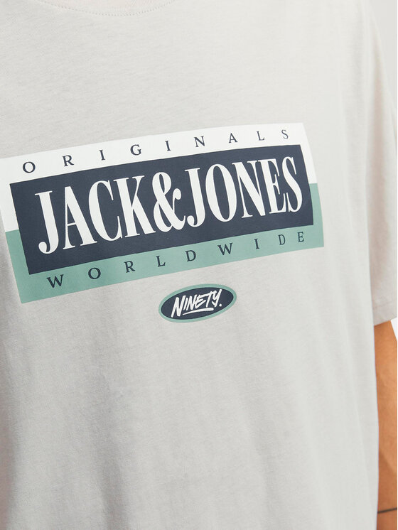 Jack&Jones Jack&Jones T-Shirt Cobin 12250411 Γκρι Standard Fit