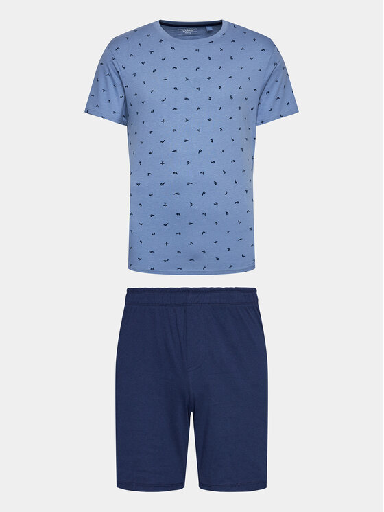 Henderson Pižama 40681 Modra Regular Fit