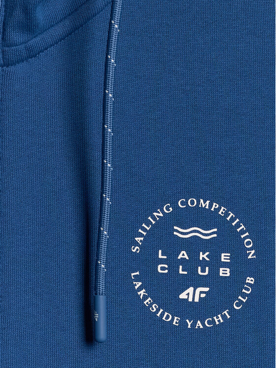 4F 4F Bluza LAKESIDE ESCAPE Niebieski Regular Fit
