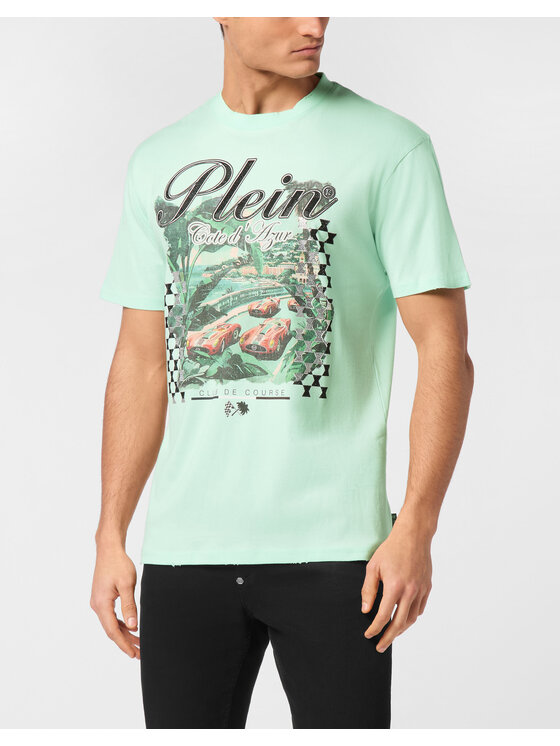 PHILIPP PLEIN PHILIPP PLEIN T-Shirt 24941 Zielony Regular Fit