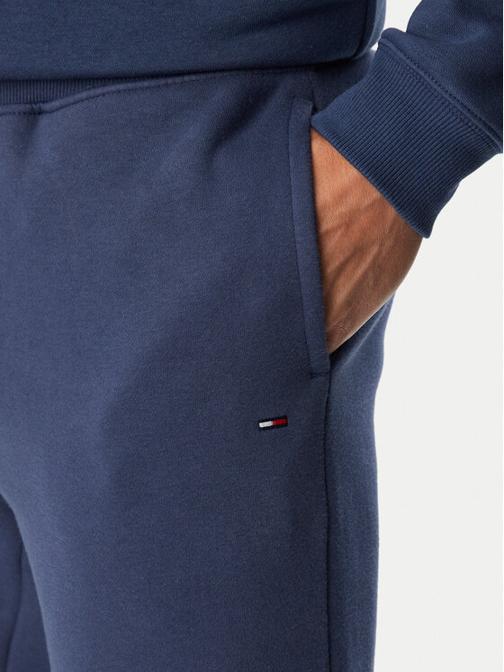 Tommy Jeans Tommy Jeans Spodnie dresowe Flag DM0DM20473 Granatowy Slim Fit