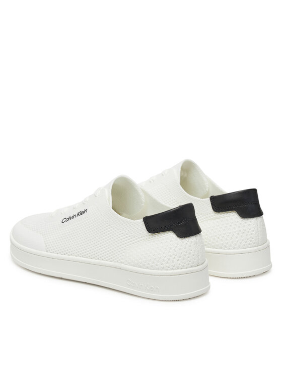 Calvin Klein Calvin Klein Snīkeri Low Top Lace Up Knit HM0HM01726 Balts