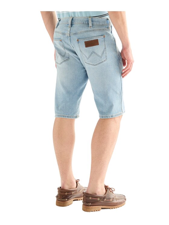 Wrangler Wrangler Szorty jeansowe Colton Short Niebieski Slim Fit
