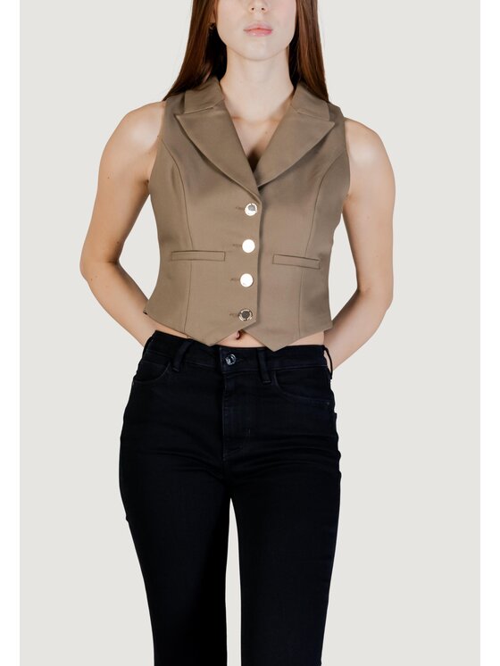 Morgan De Toi Morgan De Toi Gilet da completo 261-CJANI.F Verde Classic Fit